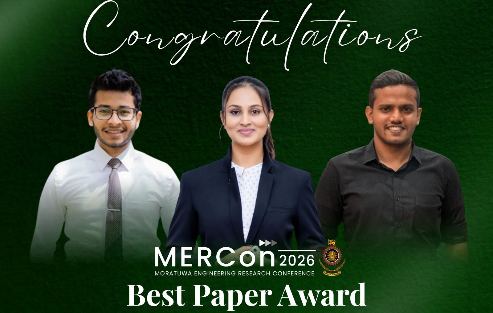 Best Paper Award at MERCon 2026